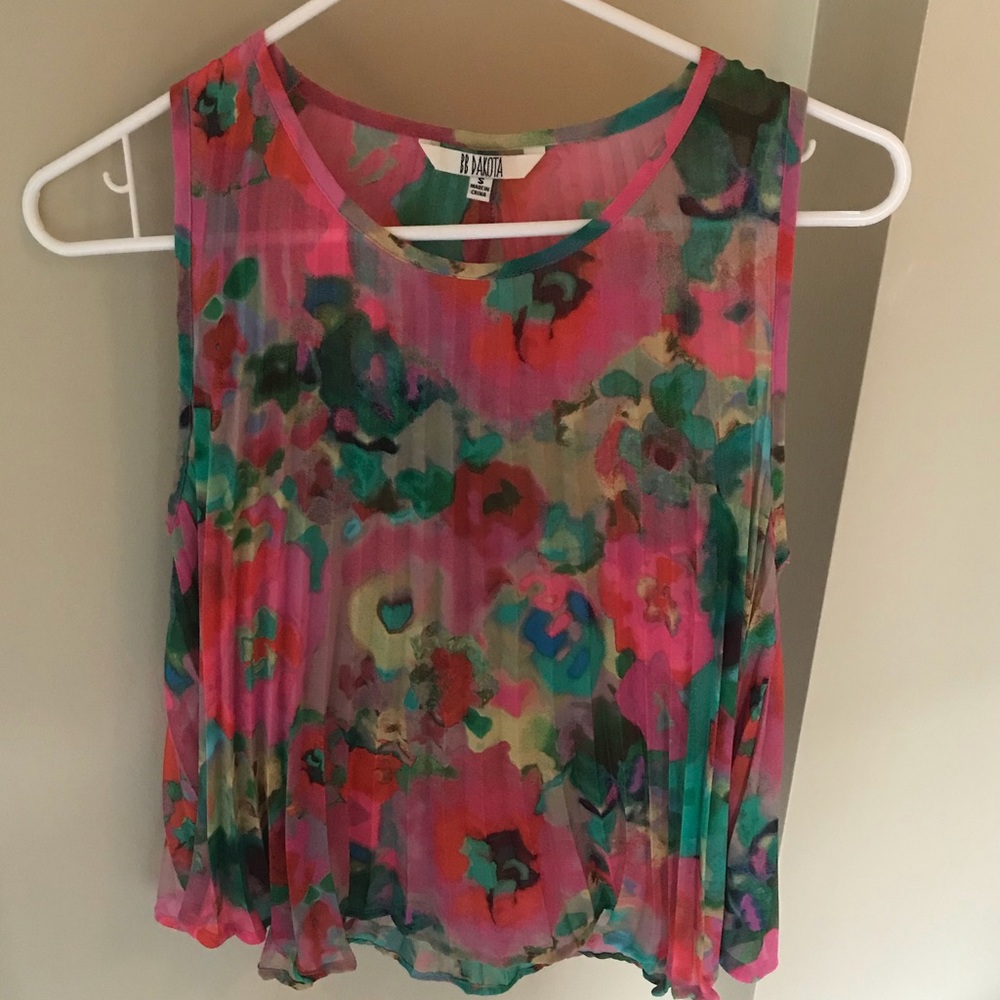 Bb Dakota pleated top